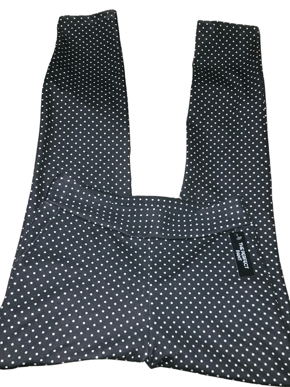 Lily Morgan Black Polka Dot Stretchy Pants NWT Size S